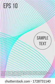 Modern abstract background. Minimalistic colorful cover. Geometric future template for flyer, poster, brochure and invitation.
