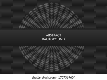 Modern abstract background with monochrome style and dominant color black and grey. Can be used in digital, wallpaper, banner, backdrop, poster, cover and more