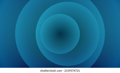 Fondo abstracto moderno con elementos de círculo en movimiento y color degradado azul oscuro