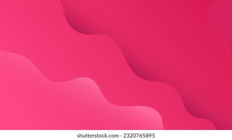 Modern Abstract Background with Motion Wave and Red Pink Gradient Color