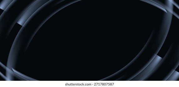 Modern Abstract Background with Motion Waves and Blue Neon Gradient Color

