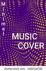 Modern abstract background. Abstract musical cover for print design. Business concept illustration.