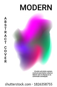 Modern abstract background. Musical cover for your design.  Business vector template. 