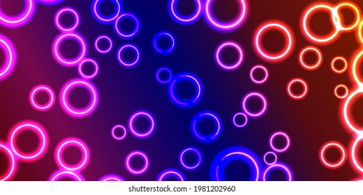 Modern Abstract Background Neon Effect Vector Stock Vector (Royalty ...