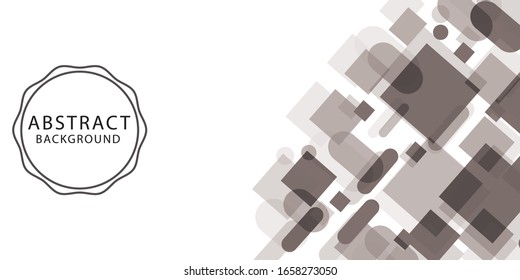 Modern Abstract Background on gray color