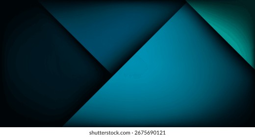 Modern abstract background with overlapping blue geometric shapes and gradient shadows. Perfect for corporate design, digital projects, presentations, and banners.