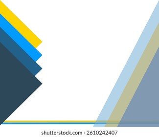 Modern abstract background with overlapping colorful geometric shapes. Clean and dynamic design.