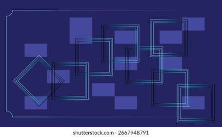 Un fondo abstracto moderno con Formas geométricas superpuestas. 