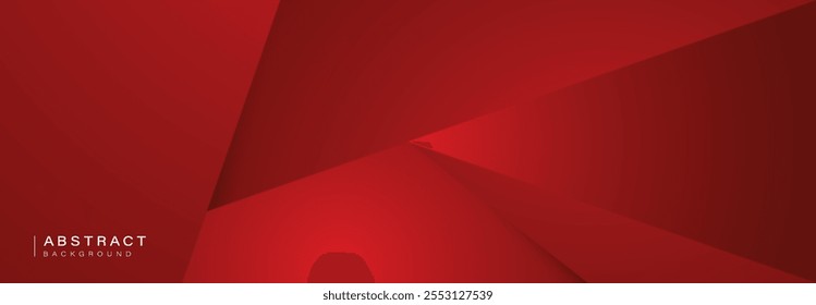 Fondo abstracto moderno con Formas geométricas rojas superpuestas que crean una composición elegante y dinámica