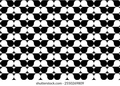 Moderno abstrato padrão de fundo design formas geométricas linha de meio-tom texturas radiais. Padrão geométrico minimalista em estilo escandinavo. Elementos gráficos vetoriais modernos para seu design exclusivo.