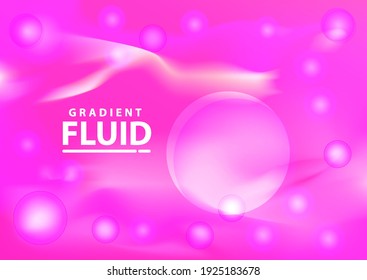 modern abstract background with pink fluid gradient premium vector