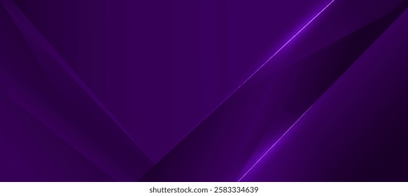 Modern abstract background, Polygon elegant purple background vector for presentation business banner or web background EPS 10