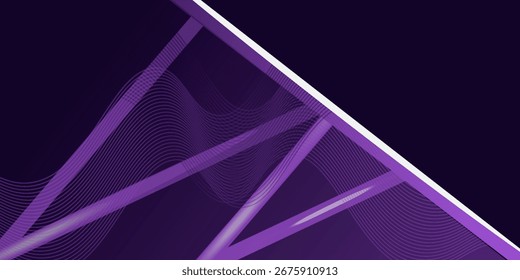 Fondo abstracto moderno, Vector elegante del fondo púrpura del polígono para el Anuncio de negocios de la presentación o el fondo del Web EPS 10
