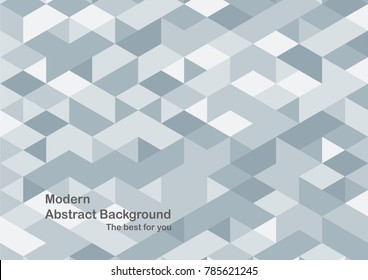 Modern abstract background in polygon shape. Template design in blue and white tone for business presentation, cover, brochure, packaging and web banner.