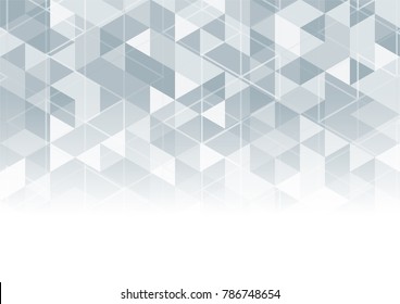 Modern abstract background in polygon shape. Template design in blue and white tone for business presentation, cover, brochure, packaging and web banner.