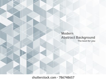 Modern abstract background in polygon shape. Template design in blue and white tone for business presentation, cover, brochure, packaging and web banner.