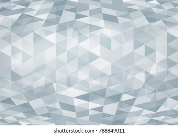 Modern abstract background in polygon shape. Template design in blue and white tone for business presentation, cover, brochure, packaging and web banner.