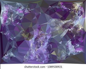 Modern abstract background in popular triangular style