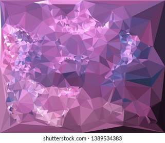 Modern abstract background in popular triangular style