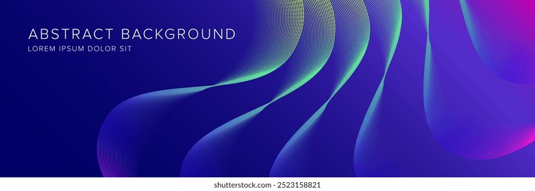 Modern abstract background for presentation design, dynamic shapes composition. Vector illustration