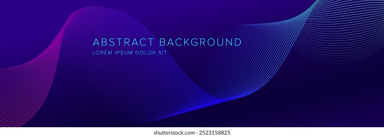 Modern abstract background for presentation design, dynamic shapes composition. Vector illustration