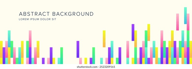 Modern abstract background for presentation design, dynamic shapes composition. Vector illustration