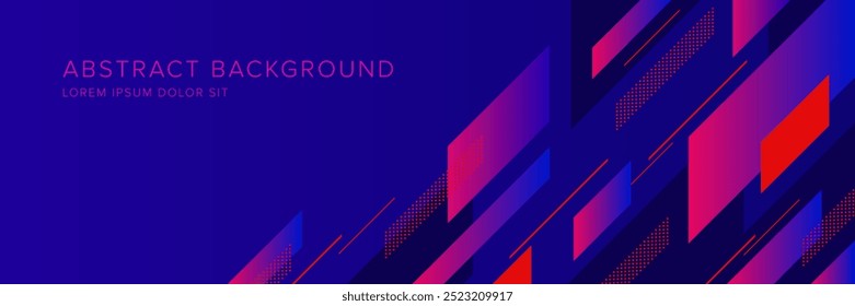 Fondo abstracto moderno para el diseño de la presentación, composición dinámica de las Formas. Ilustración vectorial