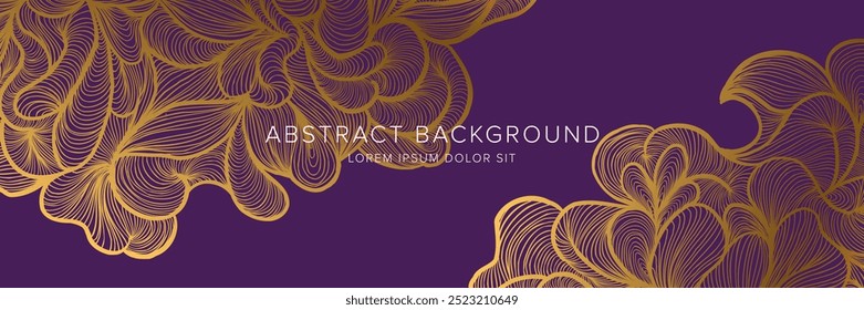 Modern abstract background for presentation design, dynamic shapes composition. Vector illustration