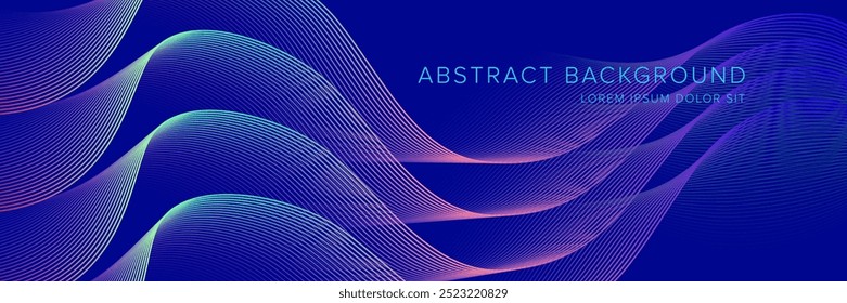 Fundo abstrato moderno para design de apresentação, composição de formas dinâmicas. Ilustração vetorial