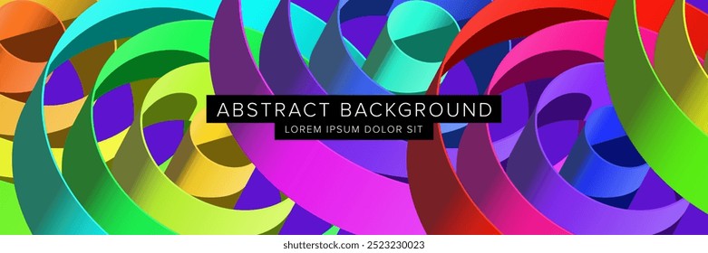 Fundo abstrato moderno para design de apresentação, composição de formas dinâmicas. Ilustração vetorial