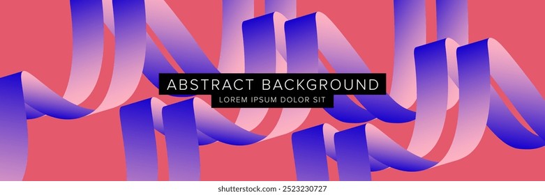 Fundo abstrato moderno para design de apresentação, composição de formas dinâmicas. Ilustração vetorial