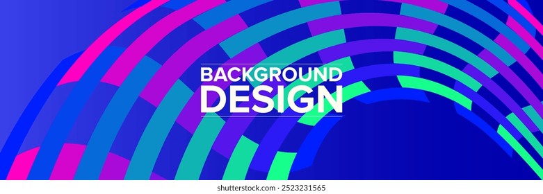 Moderner abstrakter Hintergrund für Präsentationsdesign, dynamische Formenkomposition. Vektorgrafik