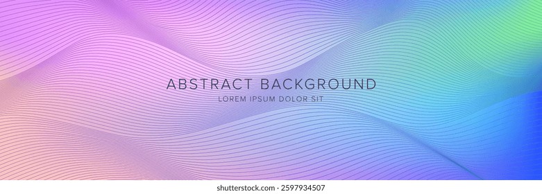 Modern abstract background for presentation design, dynamic shapes composition. Vector illustration