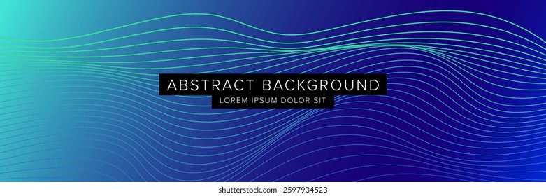 Modern abstract background for presentation design, dynamic shapes composition. Vector illustration