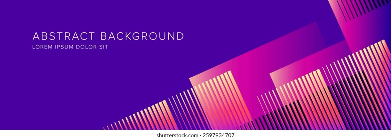 Modern abstract background for presentation design, dynamic shapes composition. Vector illustration