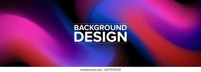 Modern abstract background for presentation design, dynamic shapes composition. Vector illustration