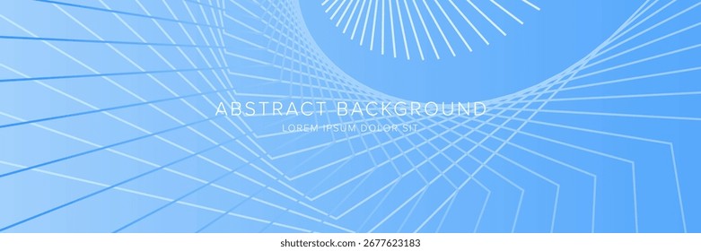 Modern abstract background for presentation design, dynamic shapes composition. Vector illustration