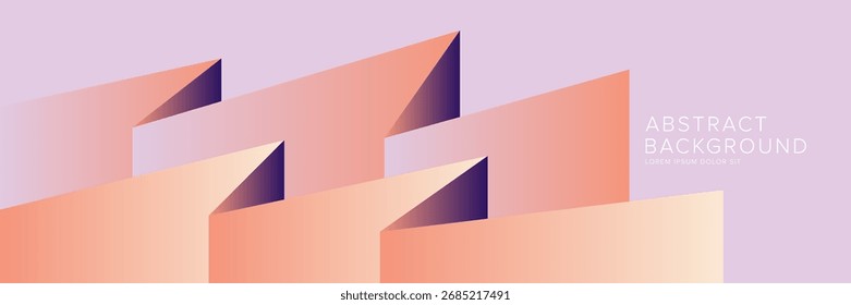 Modern abstract background for presentation design, dynamic shapes composition. Vector illustration