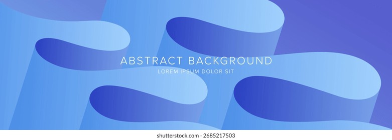 Modern abstract background for presentation design, dynamic shapes composition. Vector illustration