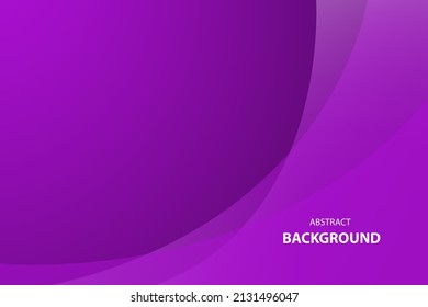 Moderner abstrakter Hintergrund mit violetter Wellenfarbe. Vektorgrafik