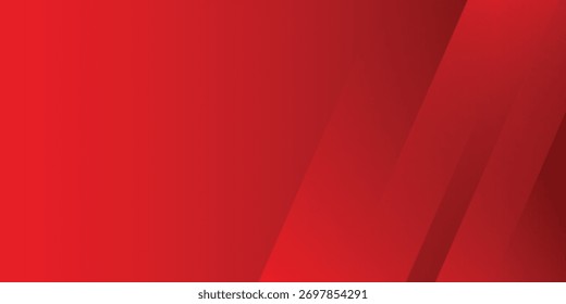 Fondo abstracto moderno Forma de flecha roja con concepto de tecnología para Plantilla, póster, Fondo de pantalla, diseño de volante. 