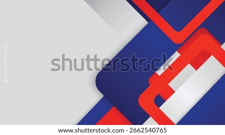 modern abstract background red, blue, white and silver colorful gradient illustrator design
