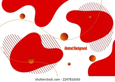 modern abstract background with red color fluid shapes ,minimal poster. ideal for banner, web, header, cover, billboard, brochure, social media, landing page 
