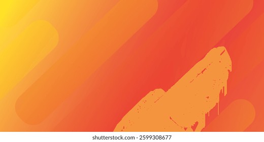 A modern abstract background with a red and orange gradient, featuring diagonal rounded shapes. Ideal for digital designs, branding, and presentations