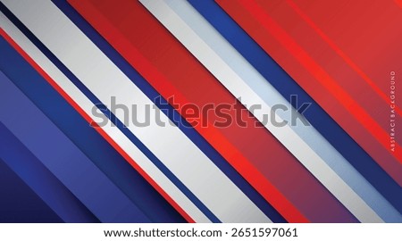 modern abstract background red, white, blue and silver colorful with lines