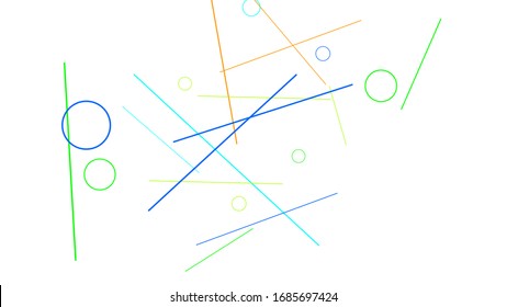   Fondo abstracto moderno con anillos y líneas. Textura vectorial al estilo minimalista moderno
