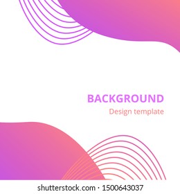 Modern abstract background set. cool gradient. Eps10 vector. - Vector