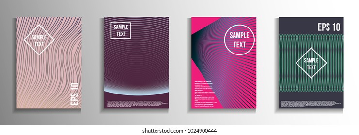 Modern abstract background.  A set of modern abstract covers. Creative background colors.  Suitable for decorating business brochures, banners, posters.