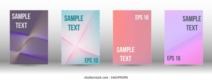 Modern abstract background.  A set of modern abstract covers. Artistic covers design.  Creative fluid backgrounds from current forms to design a fashionable abstract cover, banner, poster, booklet. 