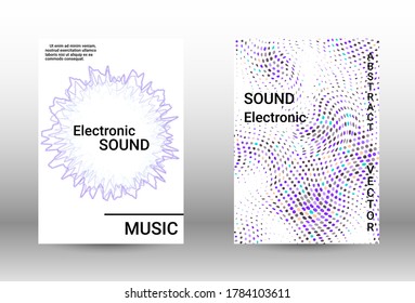 Modern abstract background.  A set of modern abstract covers. Musical covers your design, great design for any purposes.  Concept business vector.